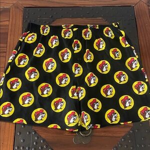 Buc-ee's Women’s Black Logo Boxer Shorts